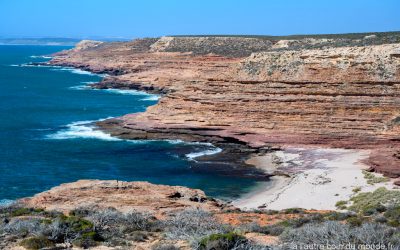 Eagle Gorge lookout - Vue des roches rouges de la côte ouest australienne Kalbarri