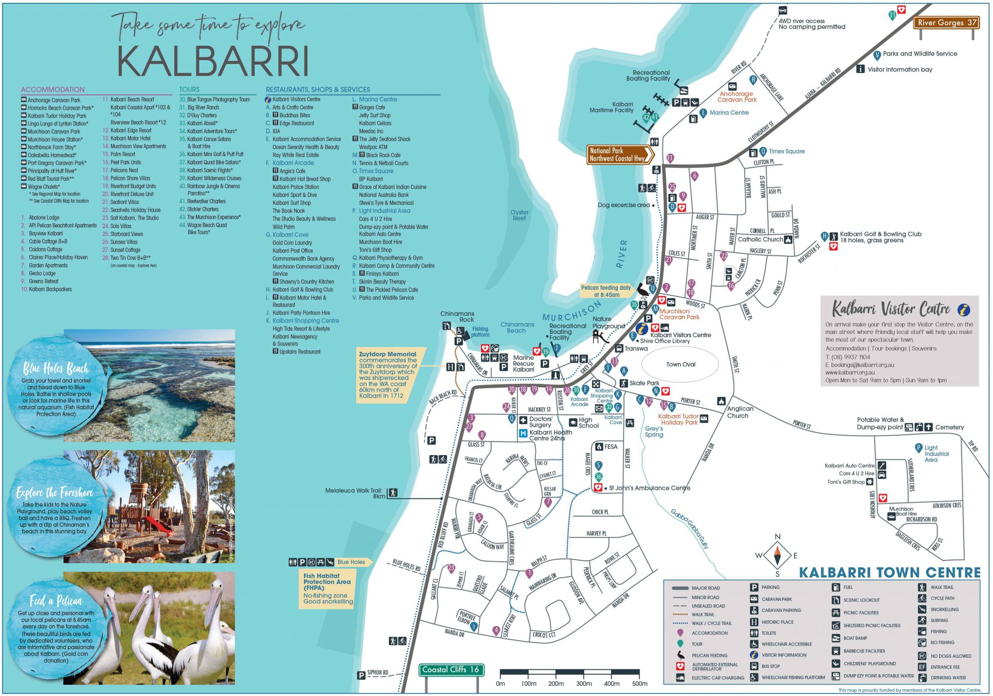 Kalbarri Town Map